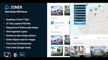Zoner - Real Estate PSD Template | Themeforest Website Templates and Themes