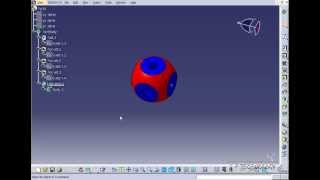 CatiaV5 Tutorial-103-Boolean Intersect