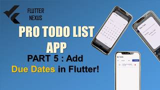 Flutter Pro To_do List App Tutorial| Series 2 | part 5:[Add Due Dates & Calender Picker(Pro Series)]