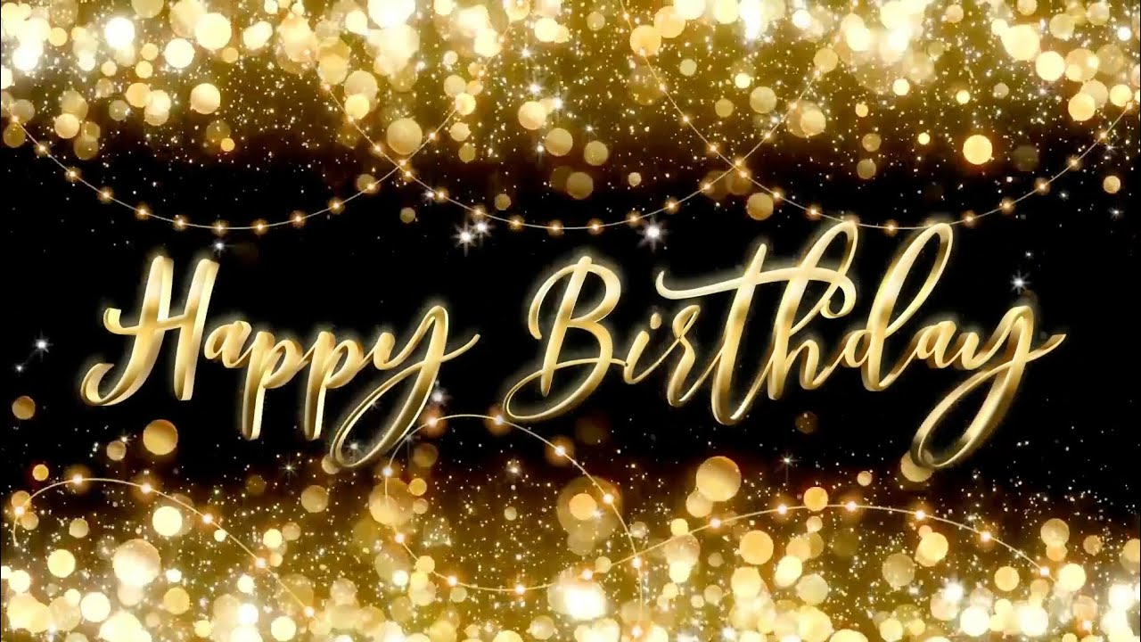 Happy Birthday Animated PARTY Background 1HR | TV Screensaver 