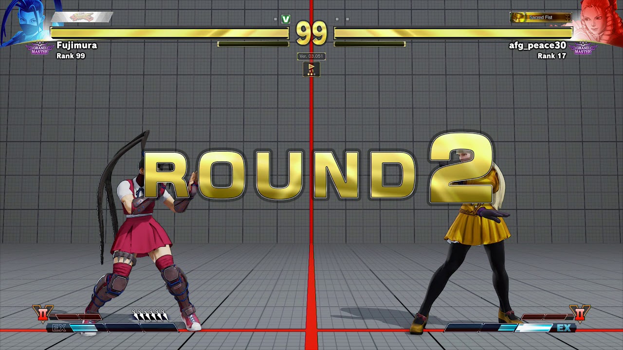 SFV~  Ibuki (Fujimura) vs. Karin (afg_peace30) HD 40