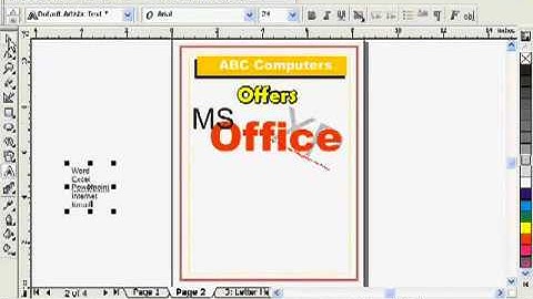Lecture 7 Corel Draw 12 Tutorial Urdu