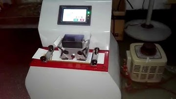Ink rub resistance tester
