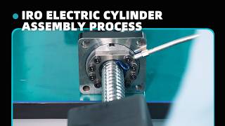 Assembly process of 110 iron electric cylinder.