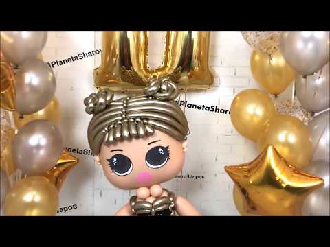 Кукла из воздушных шаров
