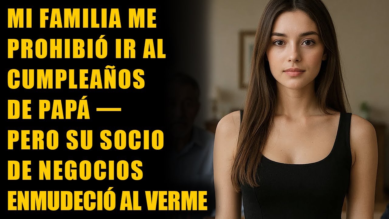 Mi familia me prohibió ir al cumpleaños de papá — pero su socio de negocios enmudeció al verme