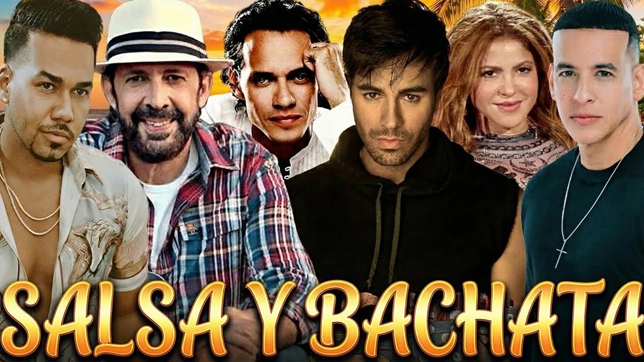 JUAN LUIS GUERRA, MARC ANTHONY, ROMEO SANTOS, ENRIQUE IGLESIAS & PRINCE ROYCE 🔥 Salsa y Bachata Éxit