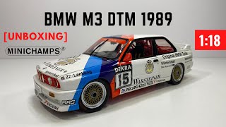 Minichamps 1:18 BMW M3 DTM 1989  [Unboxing]