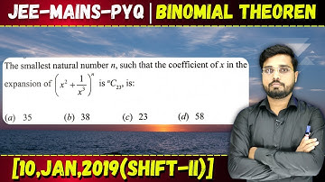 The smallest natural number n, such that the coefficient of x in the expansion of | Let