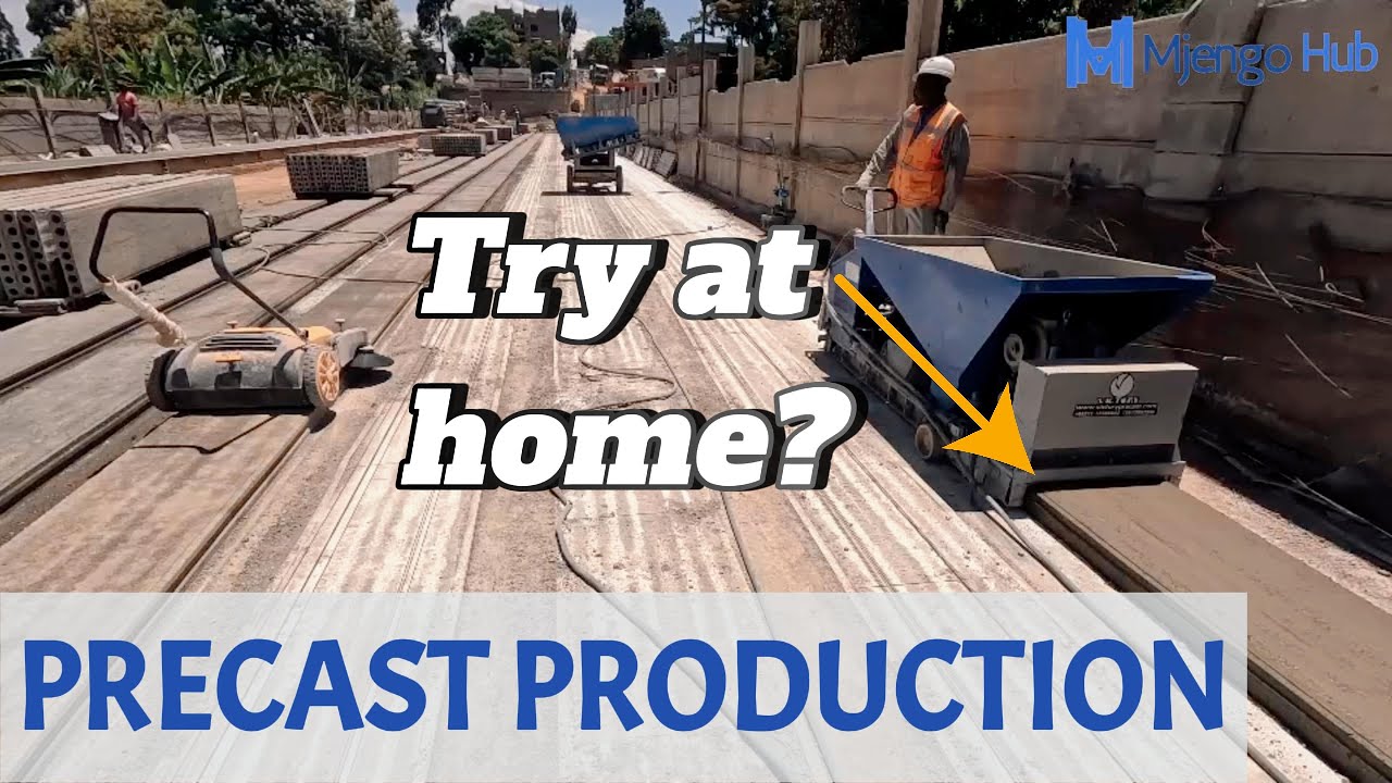 Производство сборных панелей, балок и блоков: можно ли попробовать дома? | Mjengo Hub