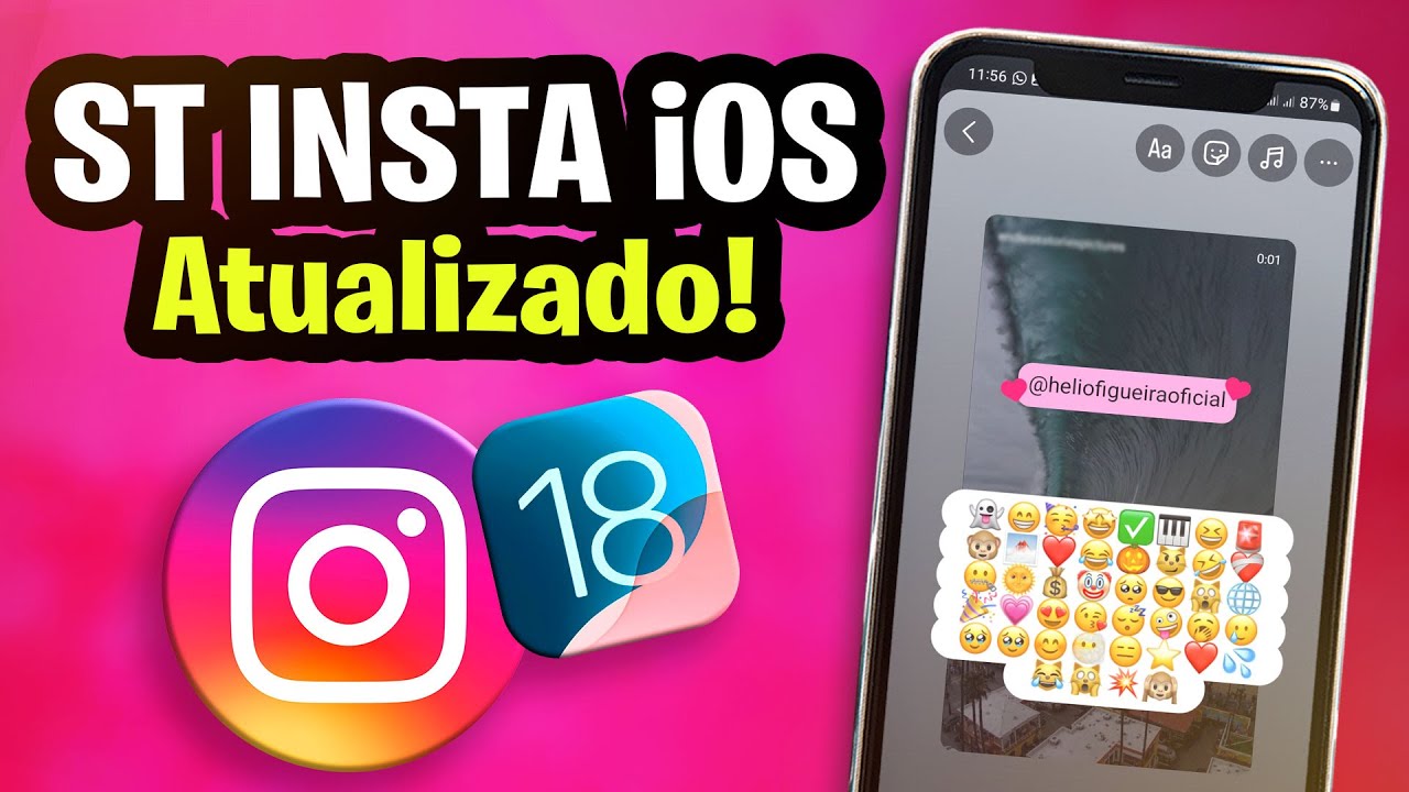 SAIU!🥳ST INSTA iOS ATUALIZADO | INSTAGRAM MODIFICADO ESTILO iPHONE NO ...