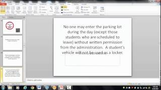 Required Parking Video 2015