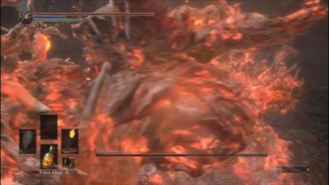 Old Demon King torch only (fighting fire with fire)