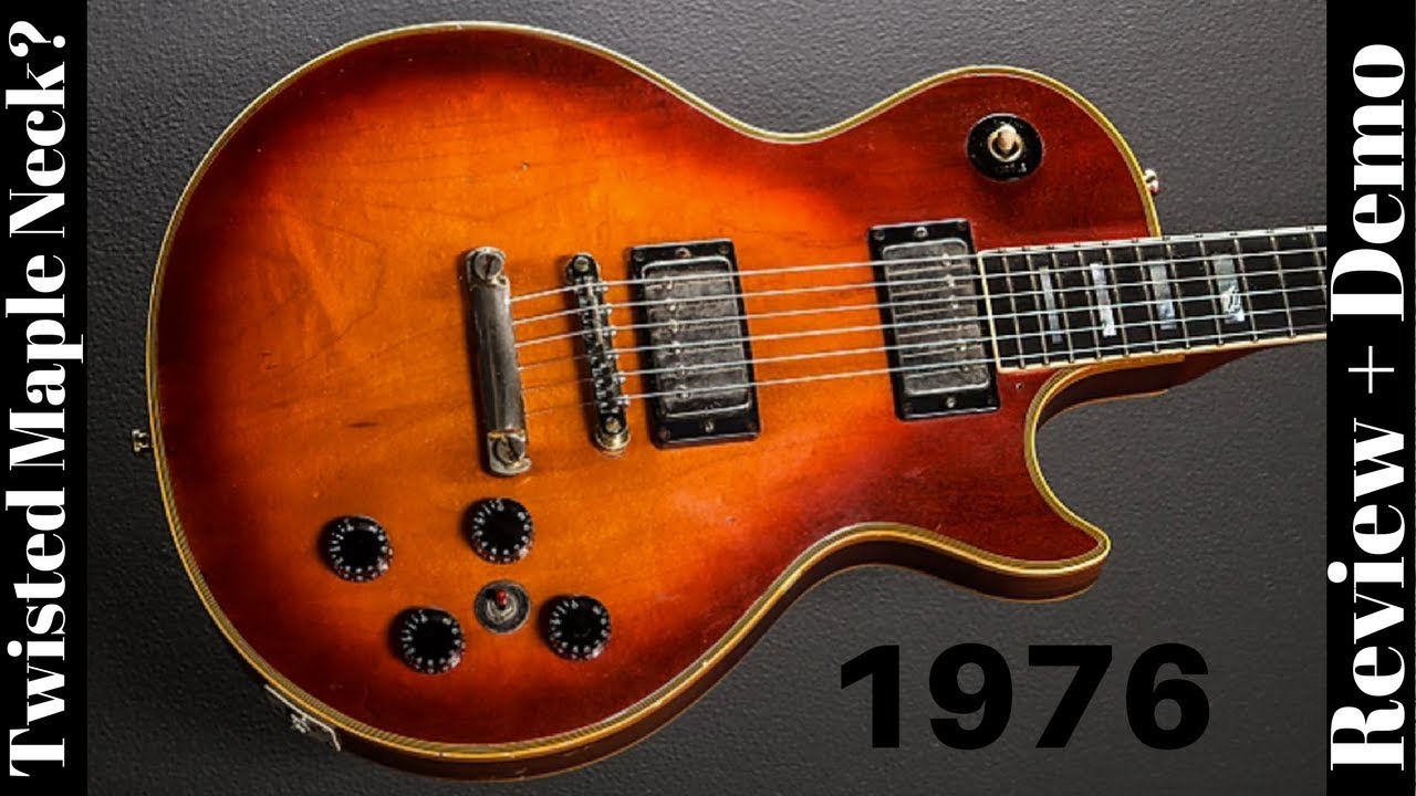 Twisted Neck 1976 Gibson Les Paul Custom Cherry Sunburst | Review