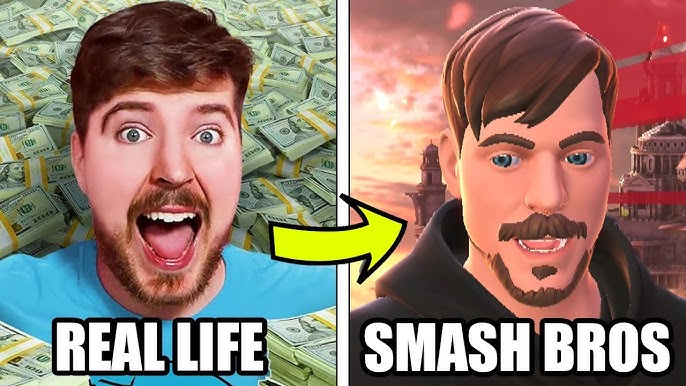 What If Every Smash Bros Character Did The MrBeast Meme? 