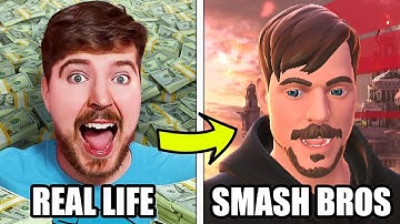 What If MrBeast Was In Smash Bros Ultimate?