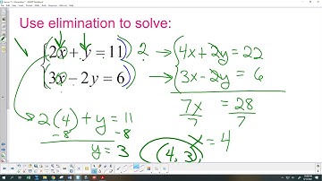 Saxon Algebra 2 Lesson 15 Solving Systems by Elimination
