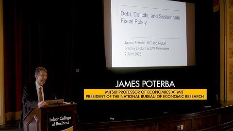 Bradley Lecture  - James Poterba 04-25