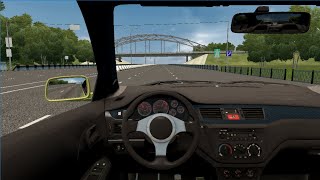City Car Driving - MITSUBISHI LANCER IX MR | Max Speed screenshot 4