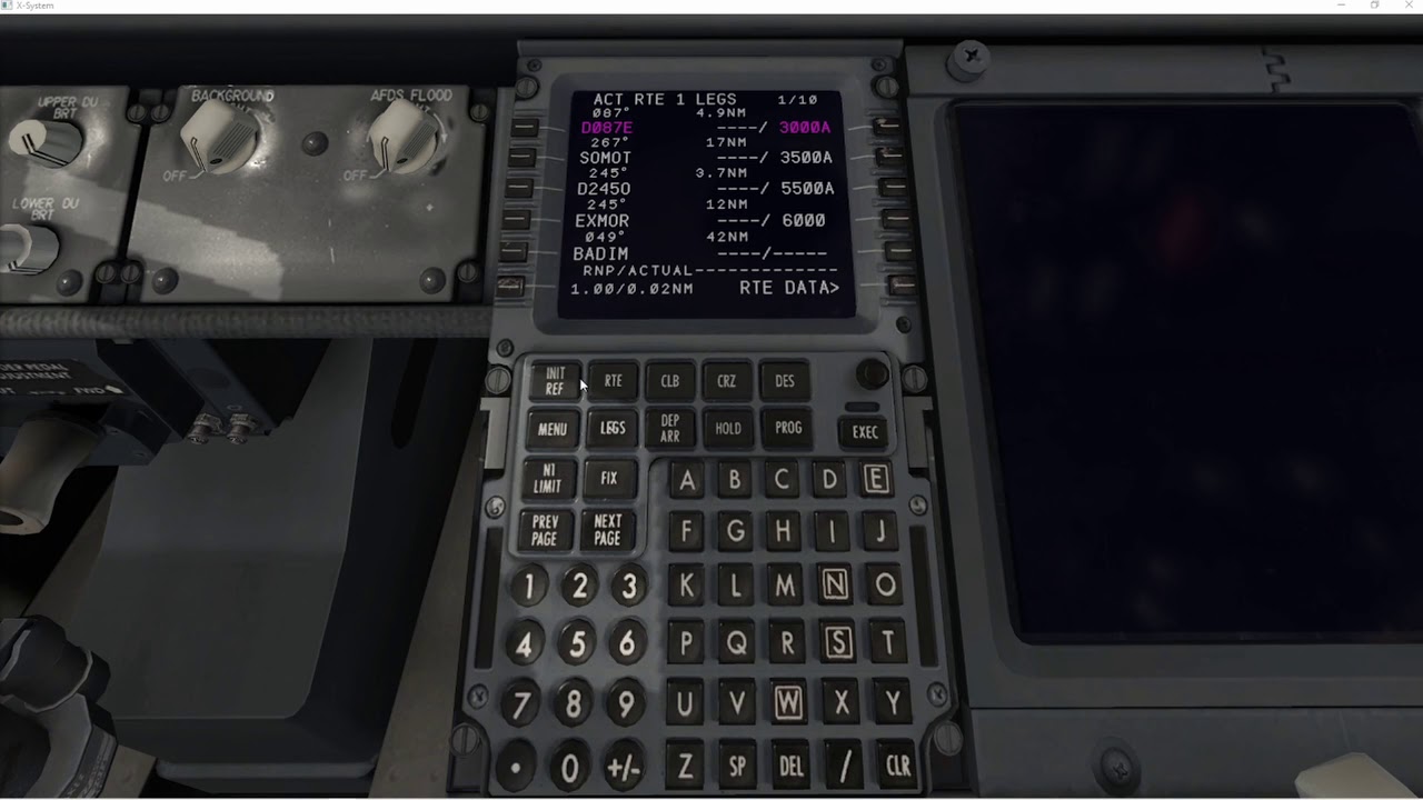 CDU #xplane11 #boeing XPD Tutorial Honeywell CDU Zibo 737 - YouTube