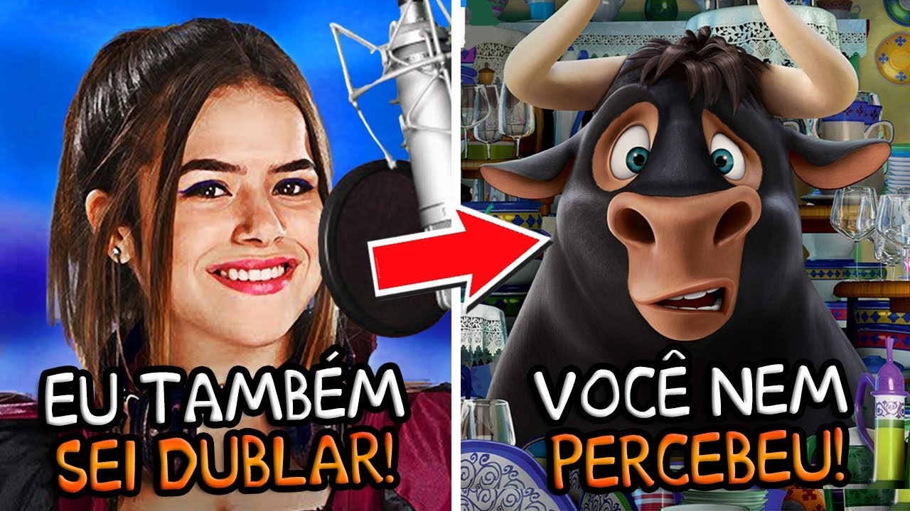Dublagens ABSURDAS feitas por FAMOSOS 🎤👌 (PARTE 6)