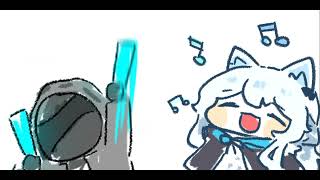 Rosmontis 🎶 [arknights meme]