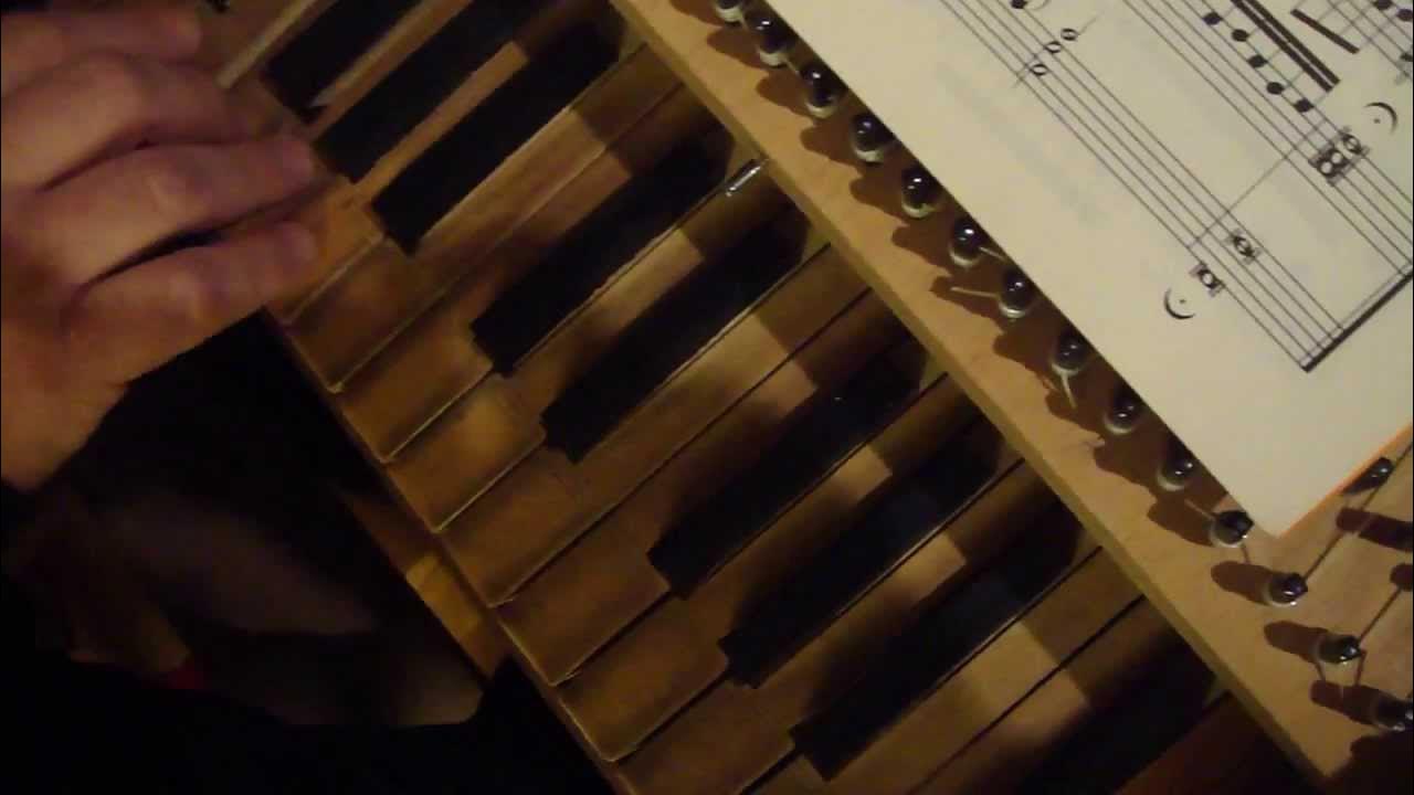 Toccata by Frescobaldi played on harpsichord with nylon gut strings