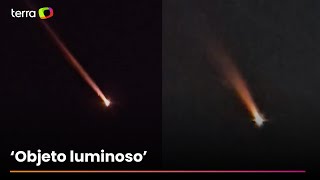 'Bola de fogo' cruza céu de cidades brasileiras e impressiona moradores