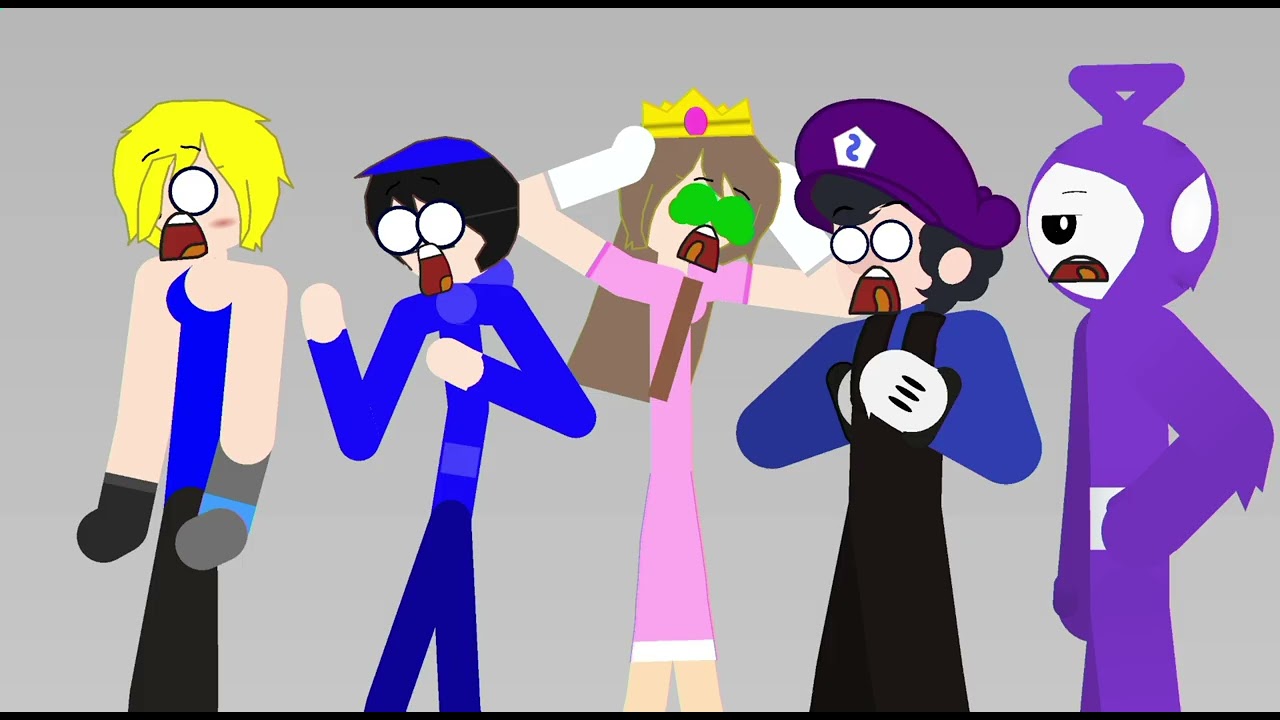 ElijahGamerBrosTv Squad Gamer Pals Crew: Pizza Tower Screaming Meme Characters Full Video