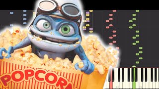 IMPOSSIBLE REMIX - Crazy Frog - Popcorn - Piano Cover chords
