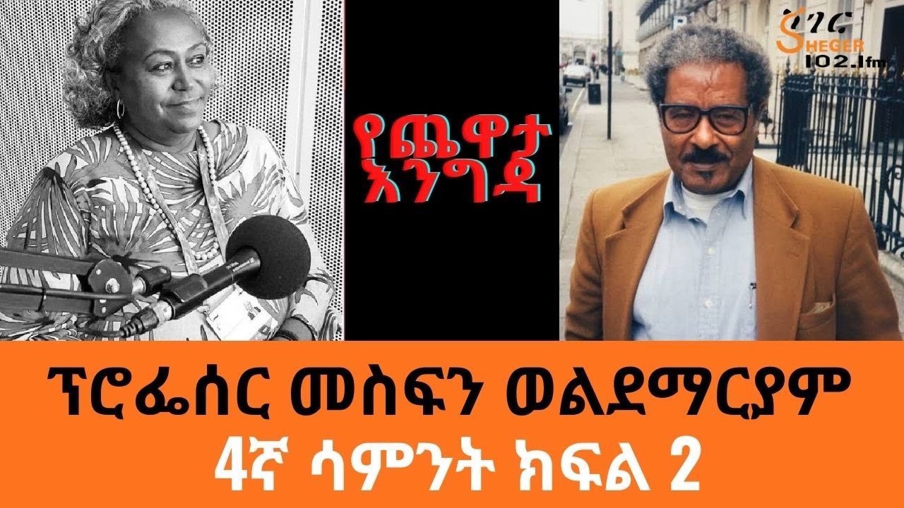 Yechewata Engida - ፕሮፌሰር መስፍን ወልደማርያም 4ኛ ሳምንት ክፍል 2