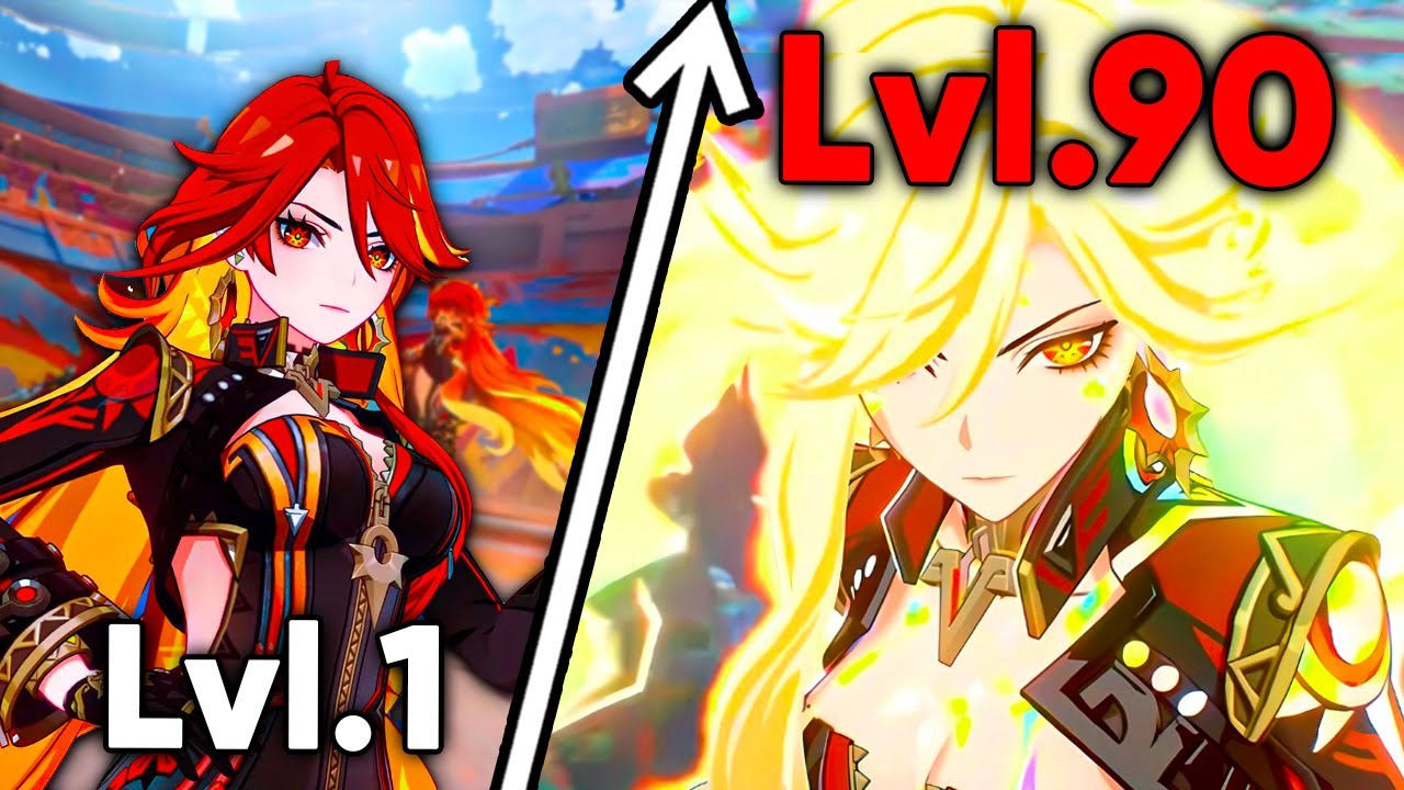 J'ai monté une Mavuika beaucoup trop TERRIFIANTE en 2H sur Genshin Impact !