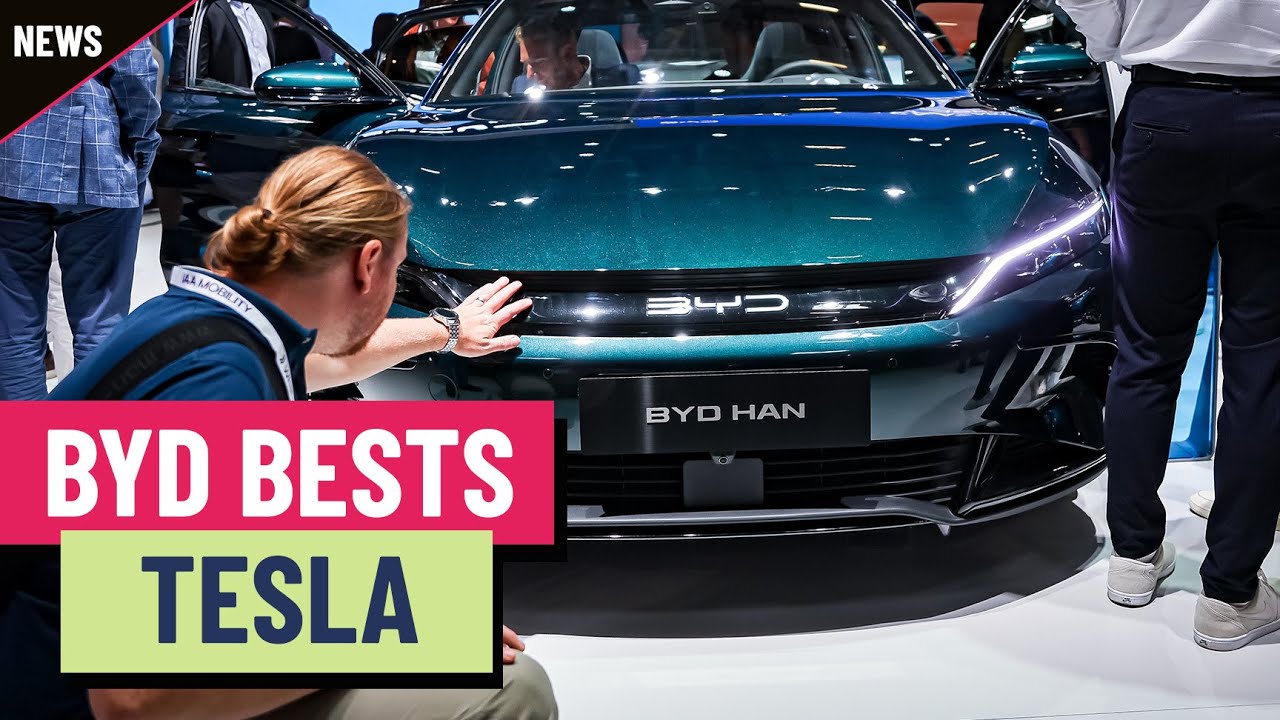 BYD bests Tesla for the first time BYD bests Tesla for the first time