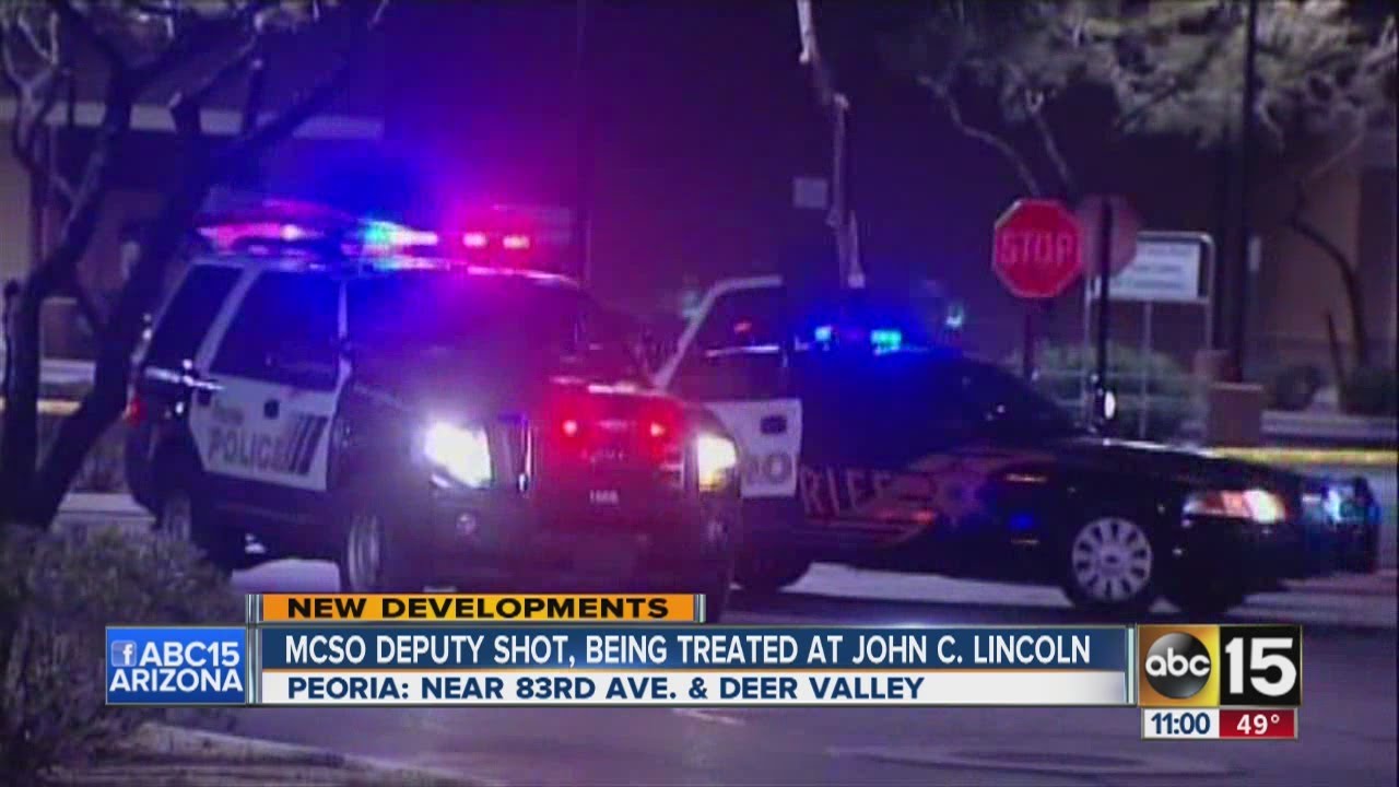 Deputy shot during traffic stop in Peoria