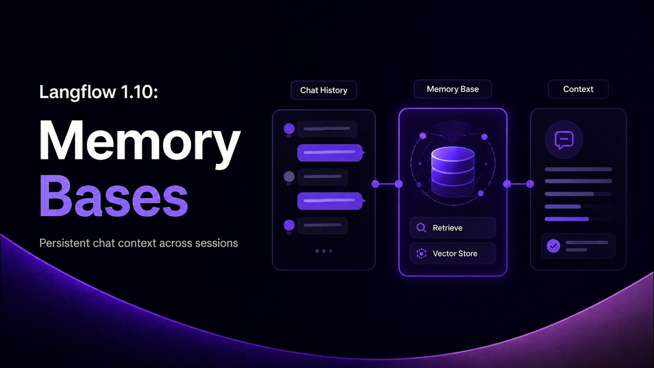 Memory Bases in Langflow 1.10 | Persistent Memory for AI Agents