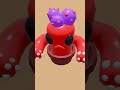 Red Pacman vs Monster Cactus Battle! 🌵 #pacman #shorts