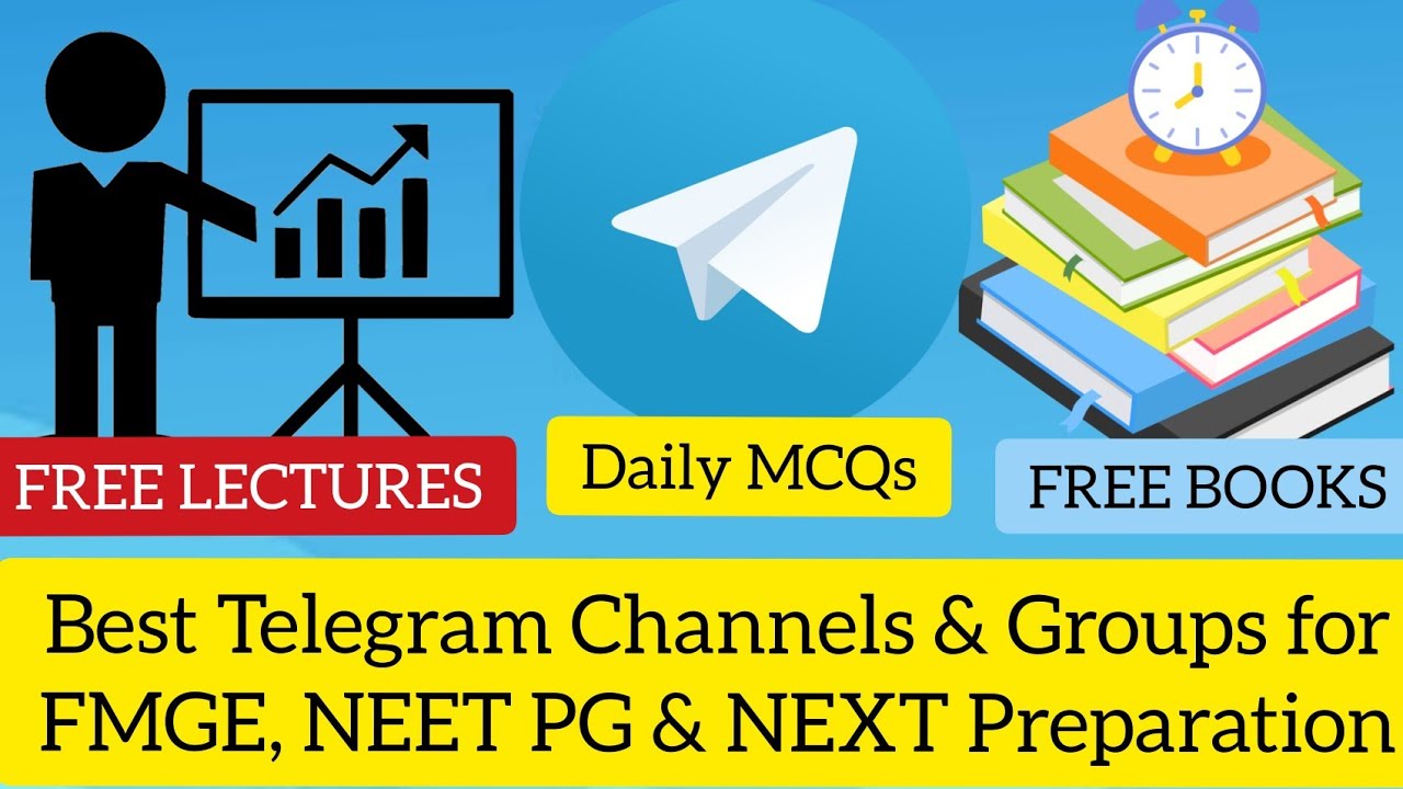Best Telegram Channels, Groups & Bots for FMGE, NEET PG & NEXT Exam Preparation | FMGE Preparation