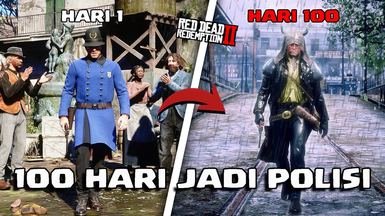 MISI EPIC! 100 hari jadi polisi di RDR 2... ENDINGNYA GILA!