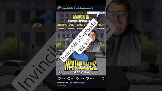 Invincible season 4 episode release dates #invincible #omniman #battlebeast #invinciblecomic