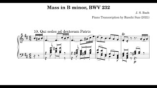 Qui sedes ad dexteram Patris, Mass in B Minor (piano transcription)