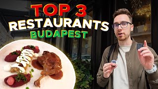 These ARE the Best Restaurants in BUDAPEST