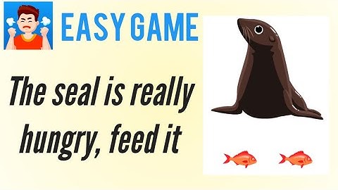 Easy Game Level 577 The seal is really hungry, feed it