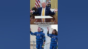 Astronauts stuck in space finally return to Earth