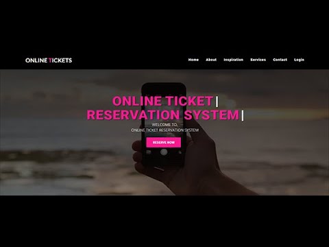 ONLINE TICKET RESERVATION SYSTEM IN PHP WITH SOURCE CODE