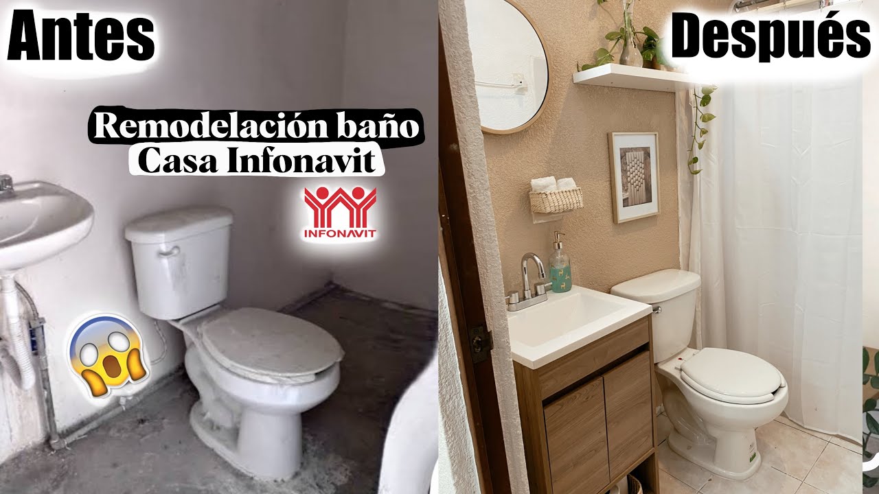 ✓ Baño Pequeño 3m2 Cambio RADICAL? ?(RENUEVA Y AHORRA)?? - YouTube