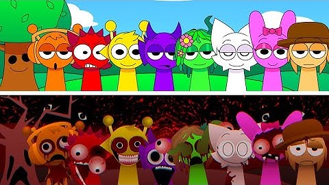Incredibox Sprunki Pyramixed But ANIMATED Version! Normal Vs Horror Versions