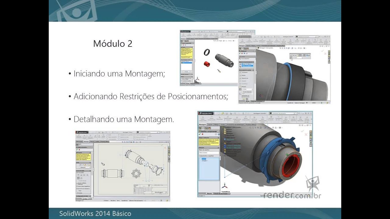 Curso SolidWorks 2014 Básico - Modulo 1 Aula 1 - YouTube