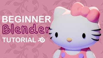 Beginner Blender Tutorial: 3D Hello Kitty