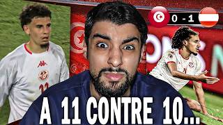 A 11 CONTRE 10... | Tunisie  0 vs 1 Autriche