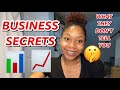 WHAT NO ONE TELLS YOU ABOUT STARTING A BUSINESS!